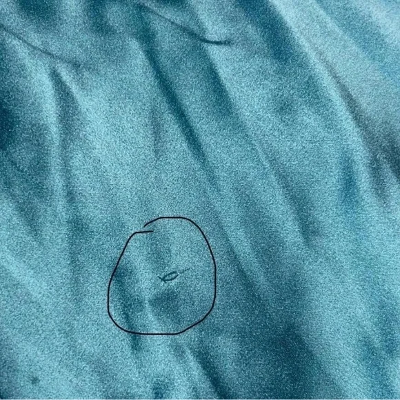 Oh Polly off shoulder corset mini dress in teal - Picture 6 of 6